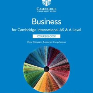 Business for Cambridge International AS & A Level Coursebook + Digital Access
